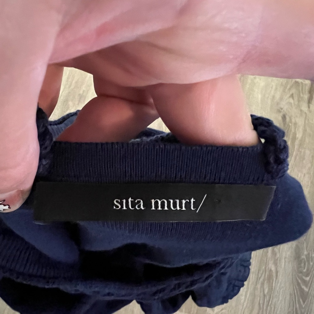 Sita Murt crochet mock neck top - Picture 3 of 11